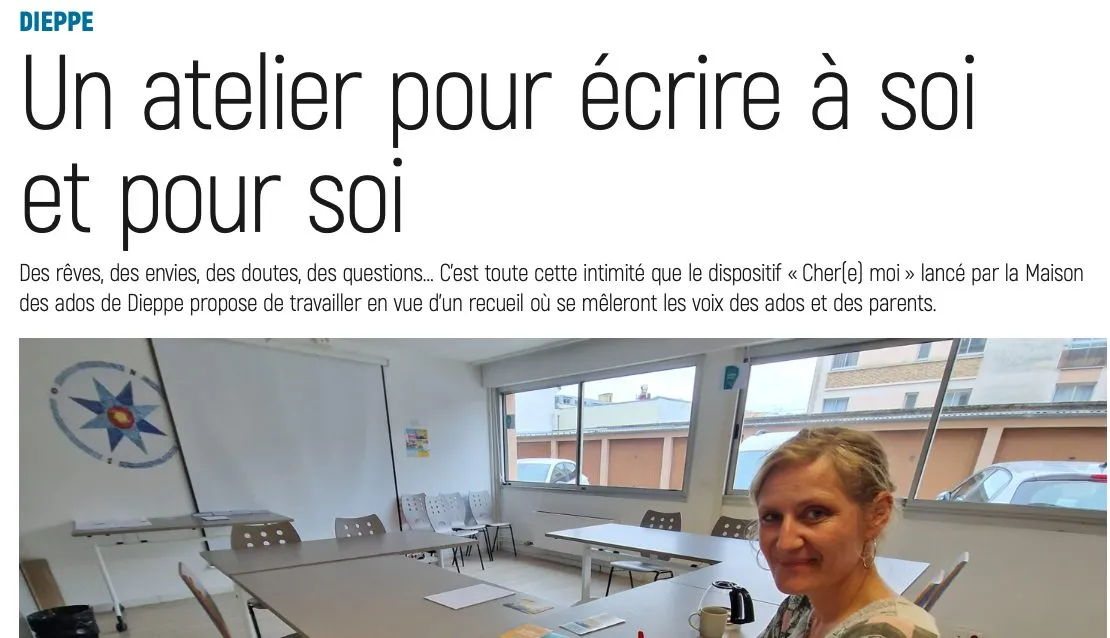 Un atelier pour écrire à soi et pour soi